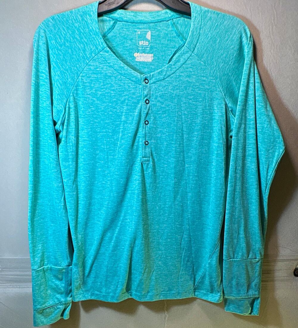 Stio DriRelease Women’s M Green performance Long Sleeve Dri-release fabric